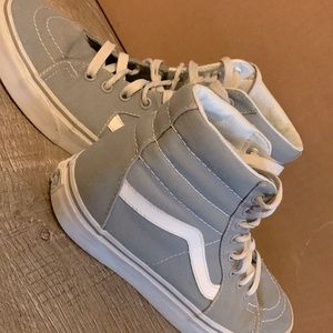 Grey and White Hightop Vans!!!